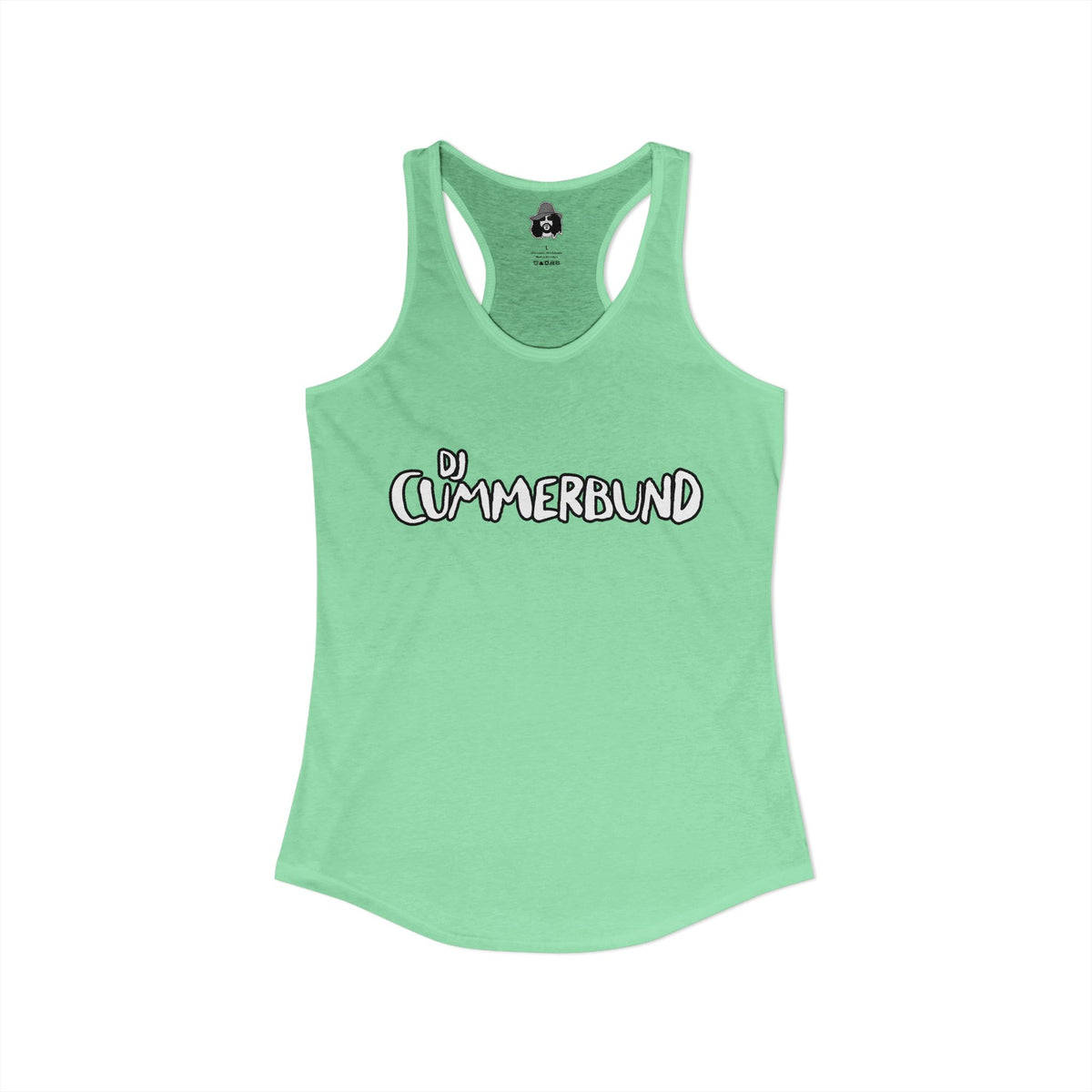 DJ Cummerbund Logo Women's Cut Tank Top