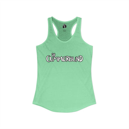 DJ Cummerbund Logo Women's Cut Tank Top