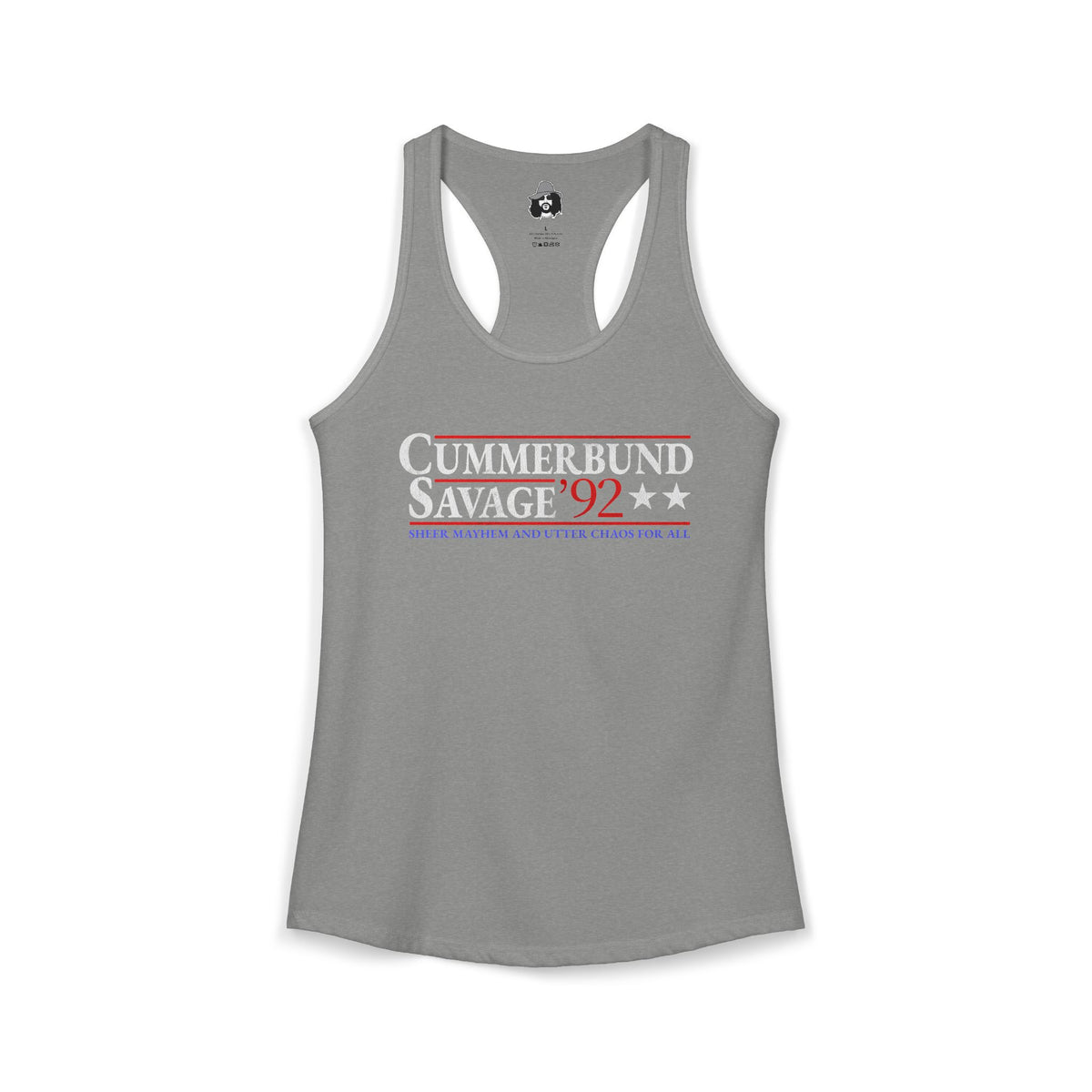 Cummerbund for President Dark and Colorful Women's Cut Tank Top