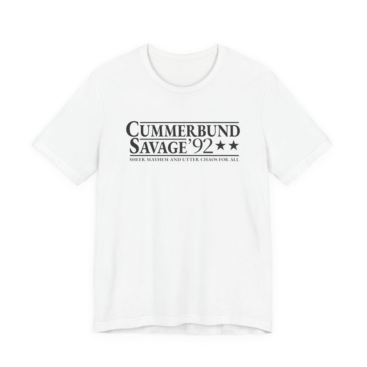 Cummerbund for President Light and Black T-Shirt