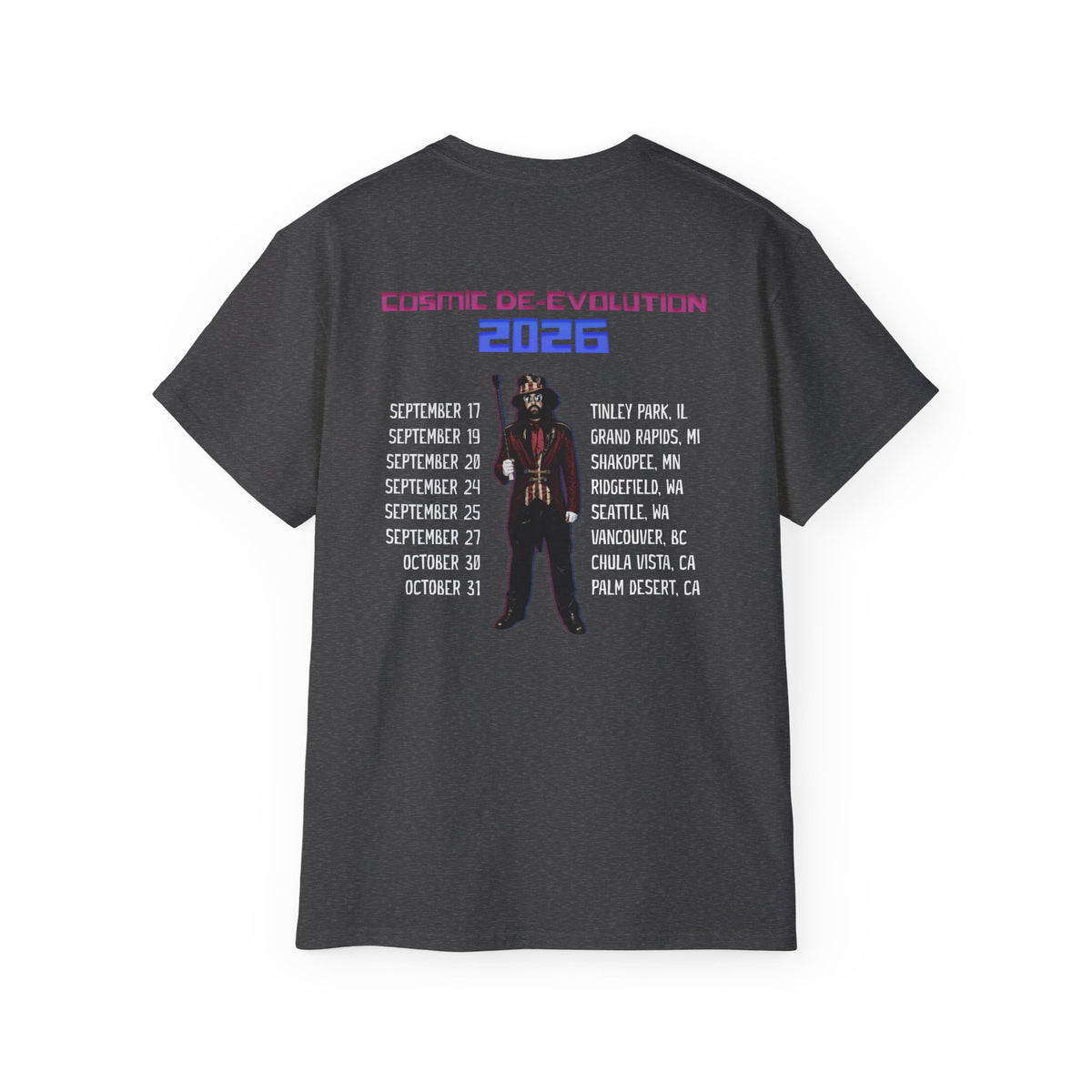 Hot Air Balloon Tour Tee — 2026 Tour Dates Band Shirt