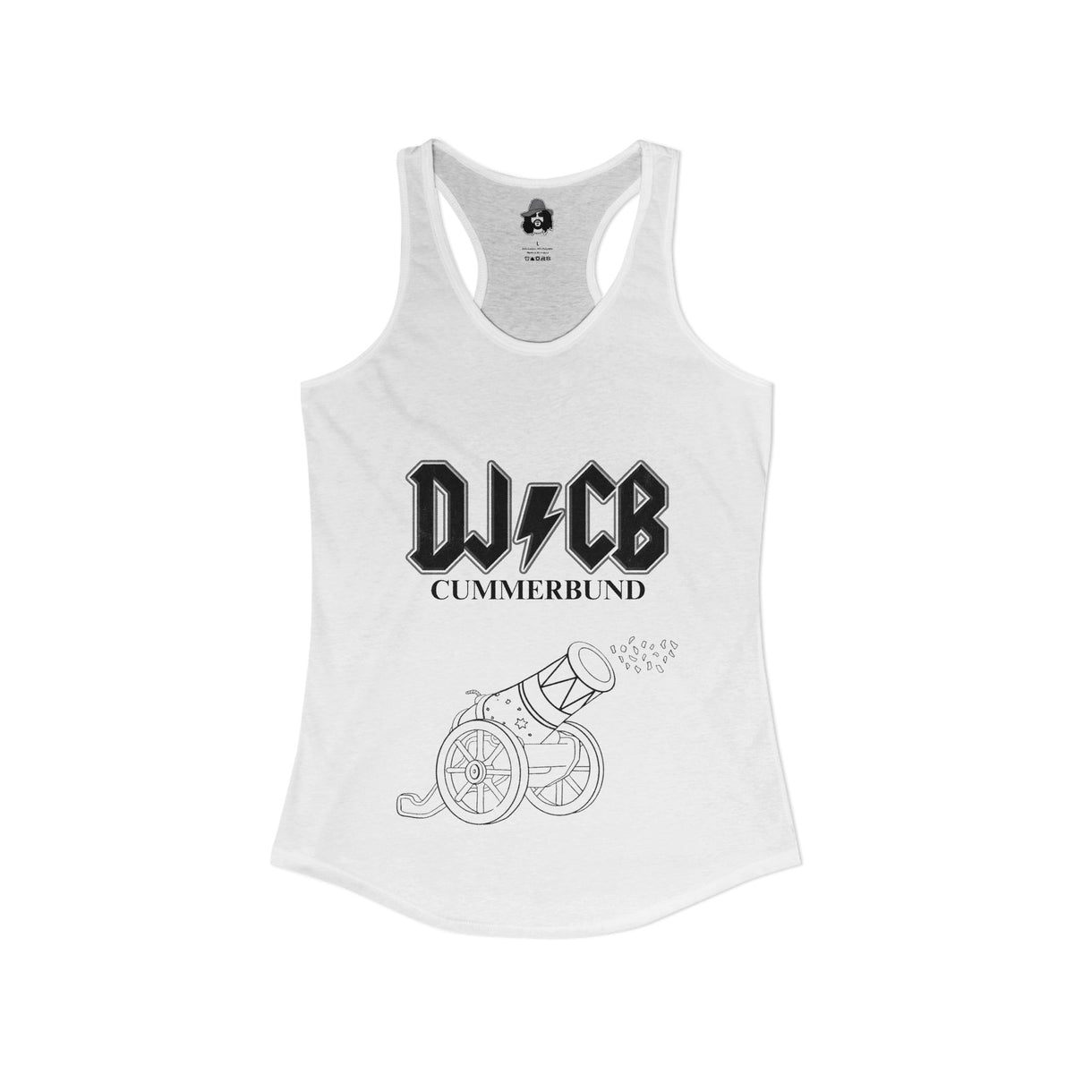 DJ/CB With Cannon Light Women's Cut Tank Top