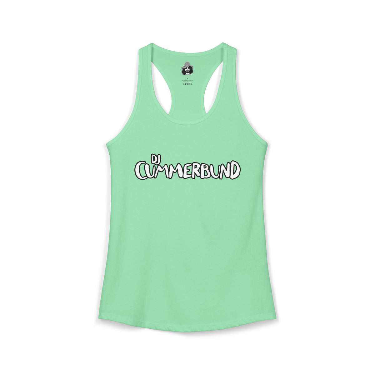 DJ Cummerbund Logo Women's Cut Tank Top