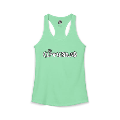 DJ Cummerbund Logo Women's Cut Tank Top