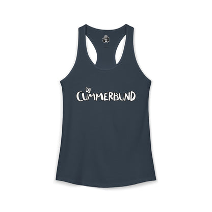 DJ Cummerbund Logo Women's Cut Tank Top