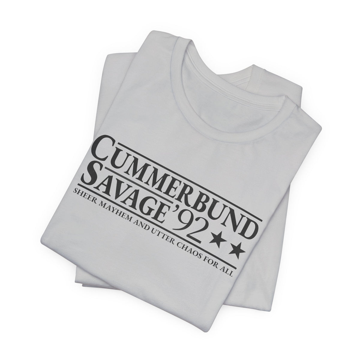 Cummerbund for President Light and Black T-Shirt