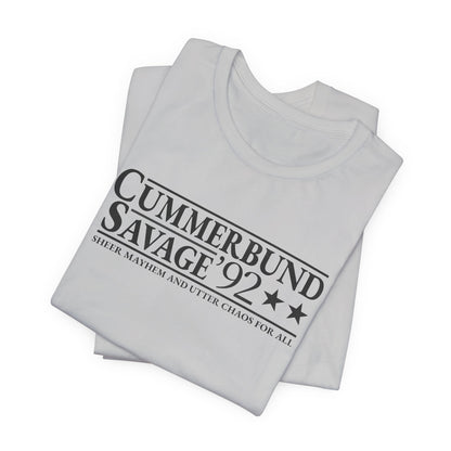 Cummerbund for President Light and Black T-Shirt