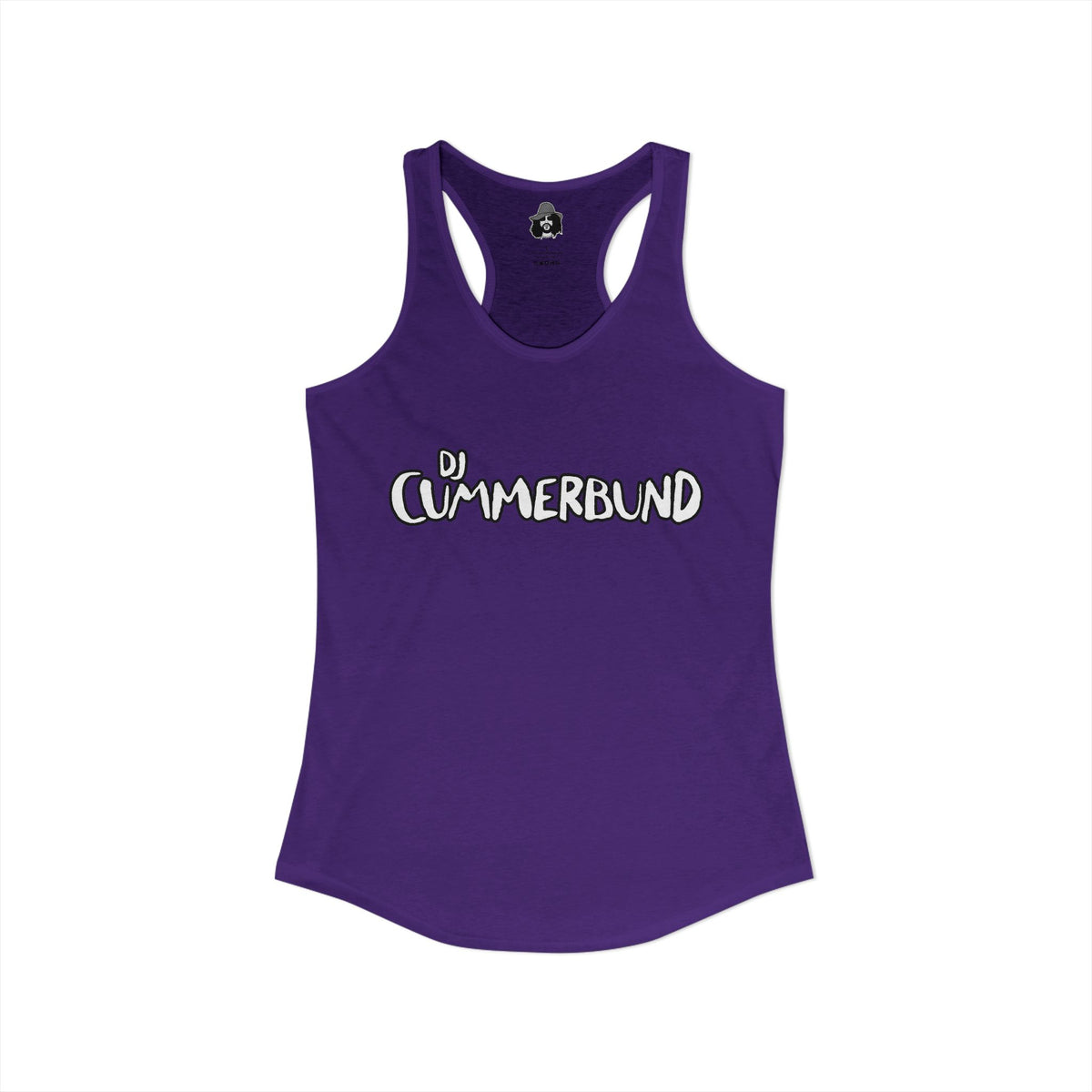 DJ Cummerbund Logo Women's Cut Tank Top