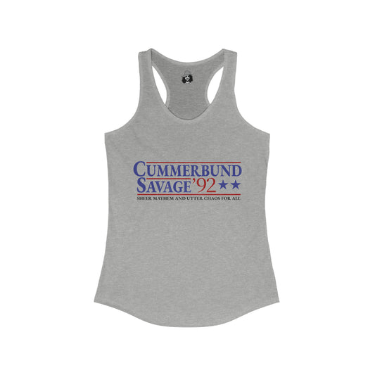 Cummerbund For President Light and Colorful Women's Cut Tank Top