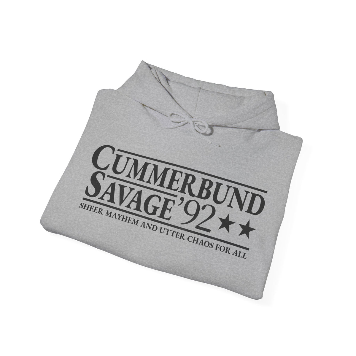 Cummerbund for President Light and Black Hoodie