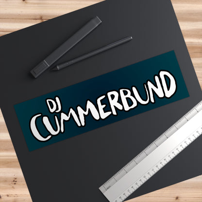 DJ Cummerbund Bumper Sticker