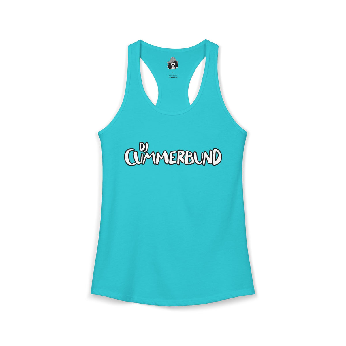 DJ Cummerbund Logo Women's Cut Tank Top