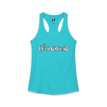 DJ Cummerbund Logo Women's Cut Tank Top