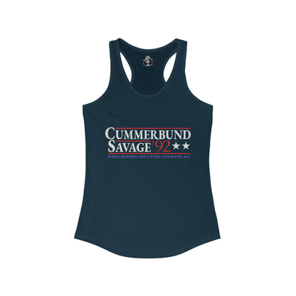 Cummerbund For President Dark and Colorful Women's Cut Tank Top