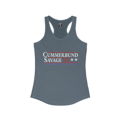 Cummerbund For President Dark and Colorful Women's Cut Tank Top