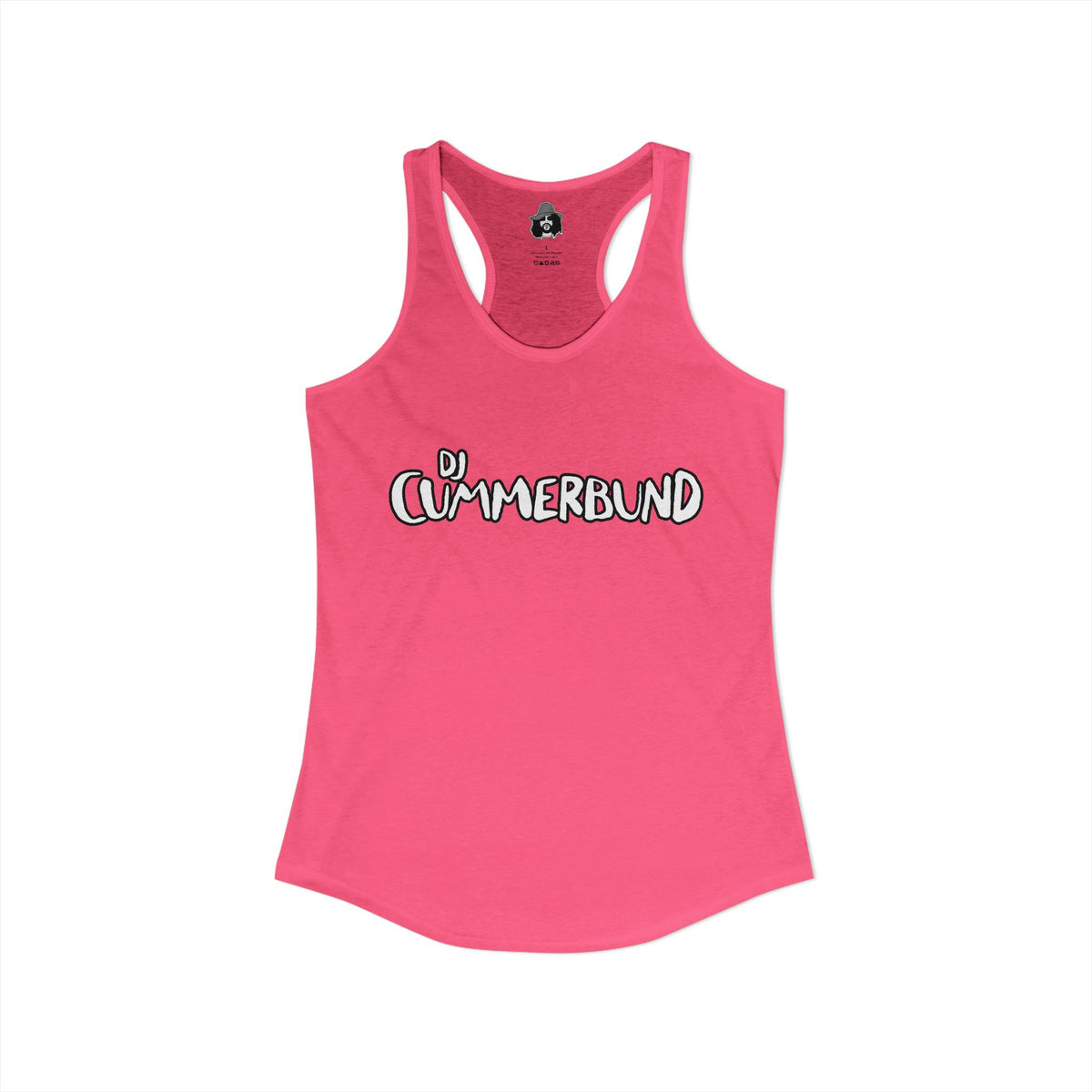 DJ Cummerbund Logo Women's Cut Tank Top