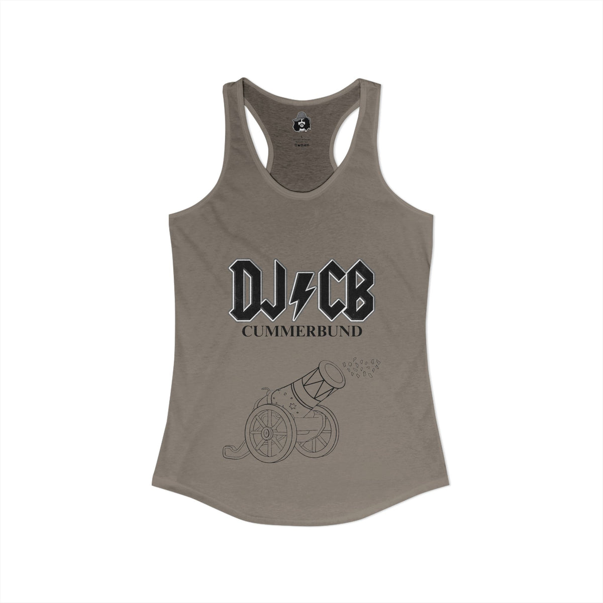 DJ/CB With Cannon Light Women's Cut Tank Top