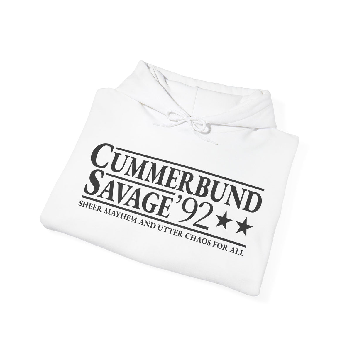 Cummerbund for President Light and Black Hoodie