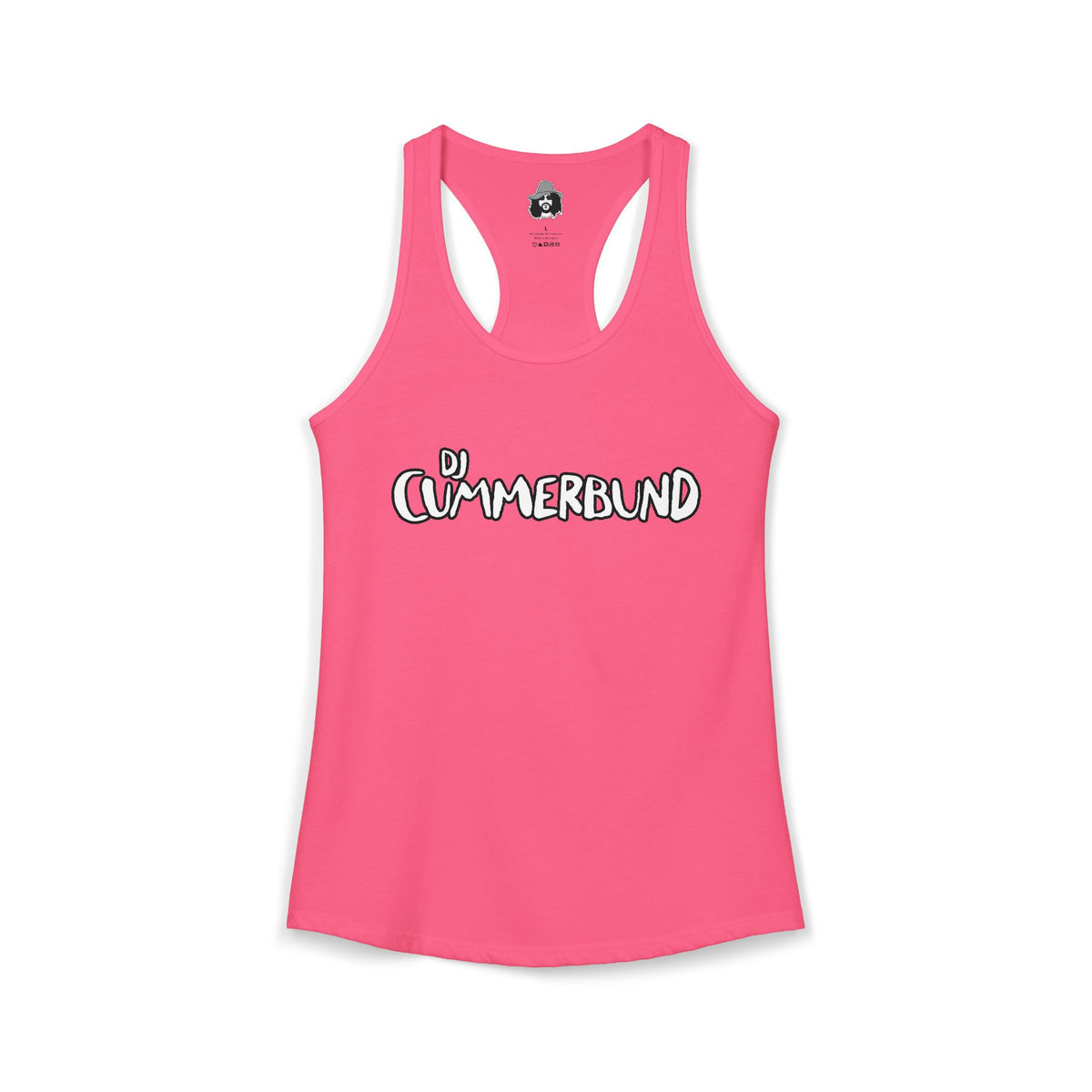 DJ Cummerbund Logo Women's Cut Tank Top