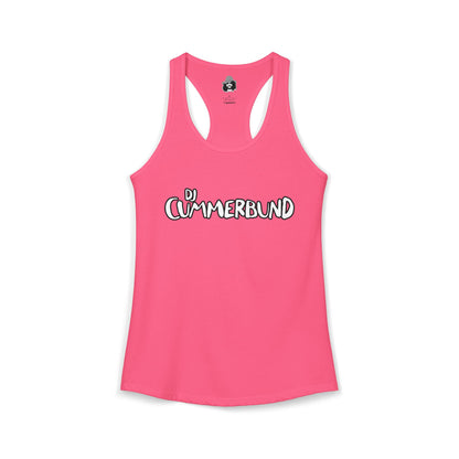 DJ Cummerbund Logo Women's Cut Tank Top