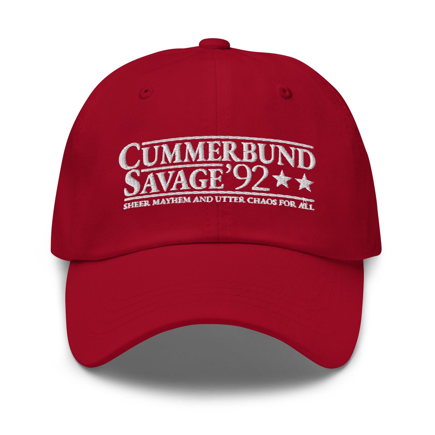 Cummerbund For President Colorful and White Hat