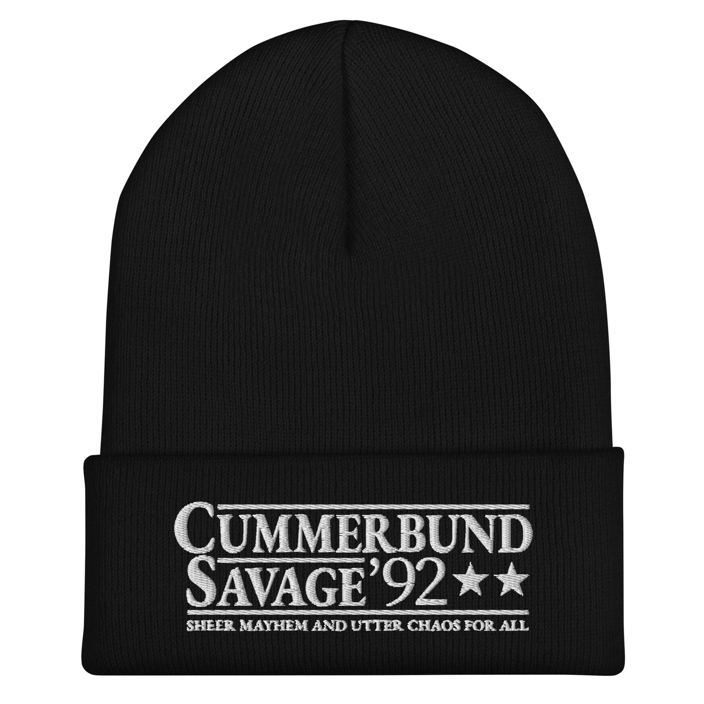 Cummerbund For President Colorful and White Beanie